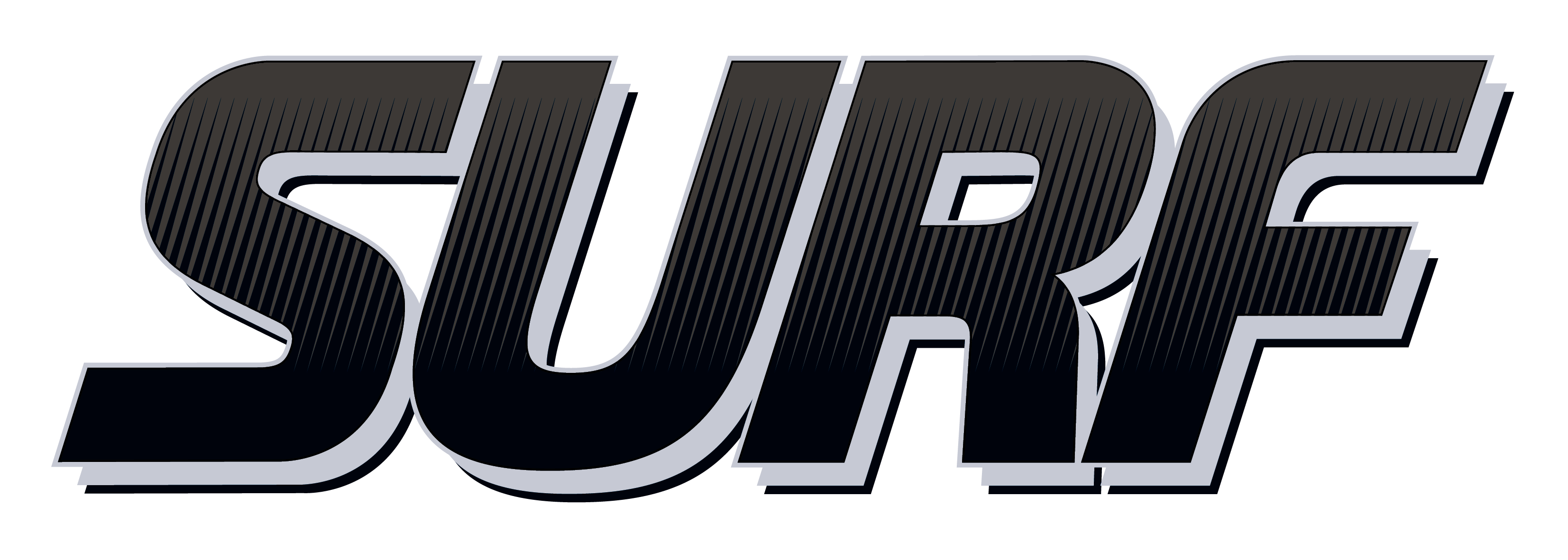 Black/Silver Front "Surf" Only Center