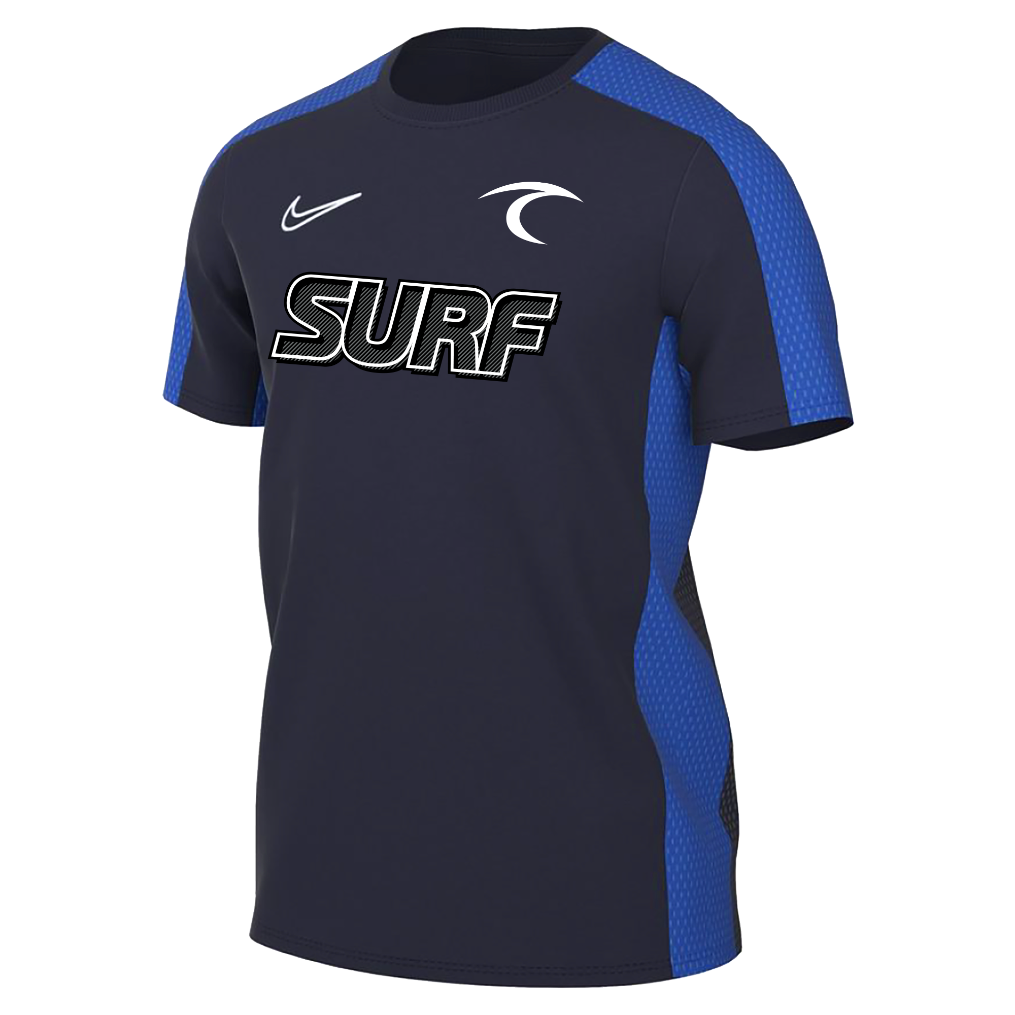 Camiseta Nike Academy 2023 del entrenador: azul marino y azul real